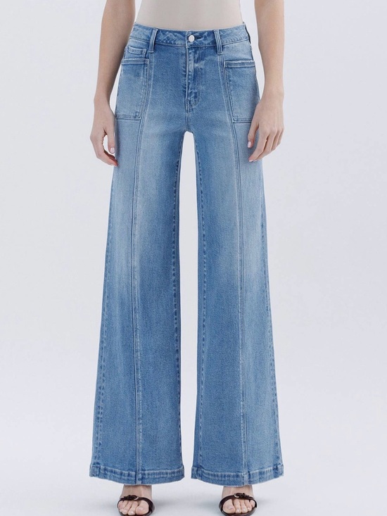 Lovervet Denim - NEW Bestseller LOVERET by VerVet- “The Callie”High Rise Full Length Extreme Wide